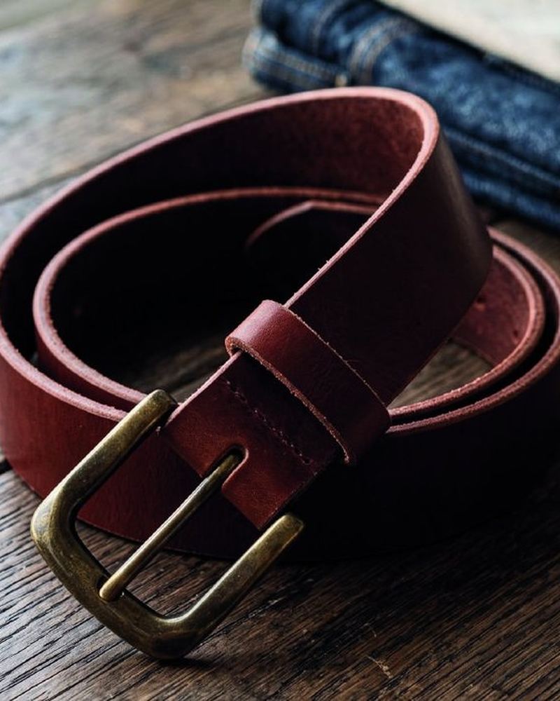 Leather belts BT26-9046 in cow nappa leather