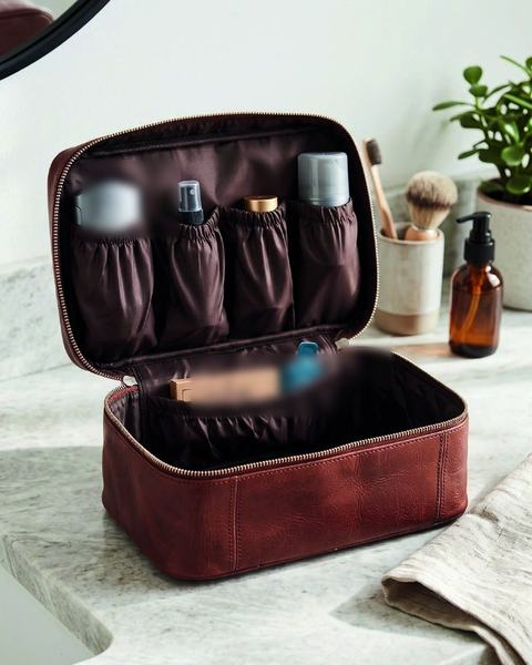 Multipurpose pouch, MS26-9026, in cow printed leather
