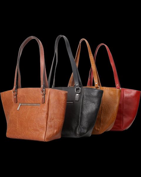 Women’s tote, small, WB26-9042, in cow printed leather